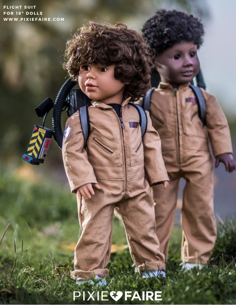 Koski Kreations 18 Inch Modern Flight Suit 18" Doll Clothes Pattern Pixie Faire