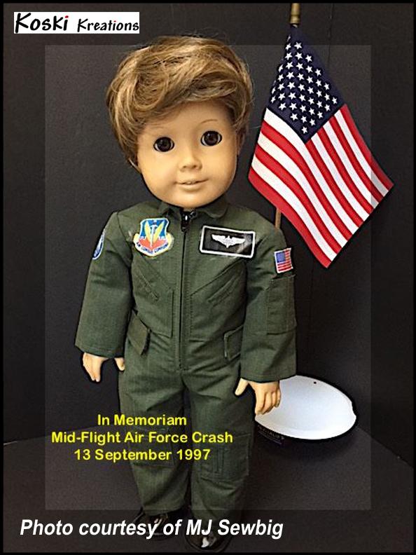 Koski Kreations 18 Inch Modern Flight Suit 18" Doll Clothes Pattern Pixie Faire