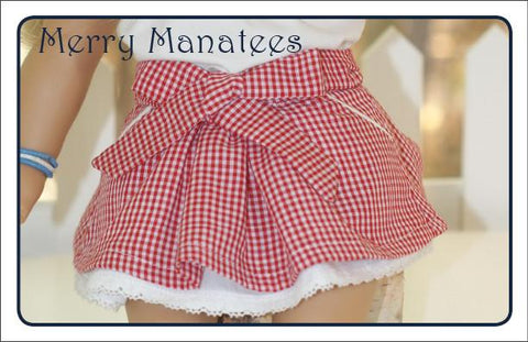 Merry Manatees 18 Inch Modern Life's a Beach Skirt 18" Doll Clothes Pixie Faire