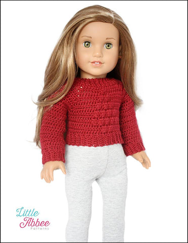 Little Abbee Crochet Christmas Sweater Crochet Pattern Pixie Faire