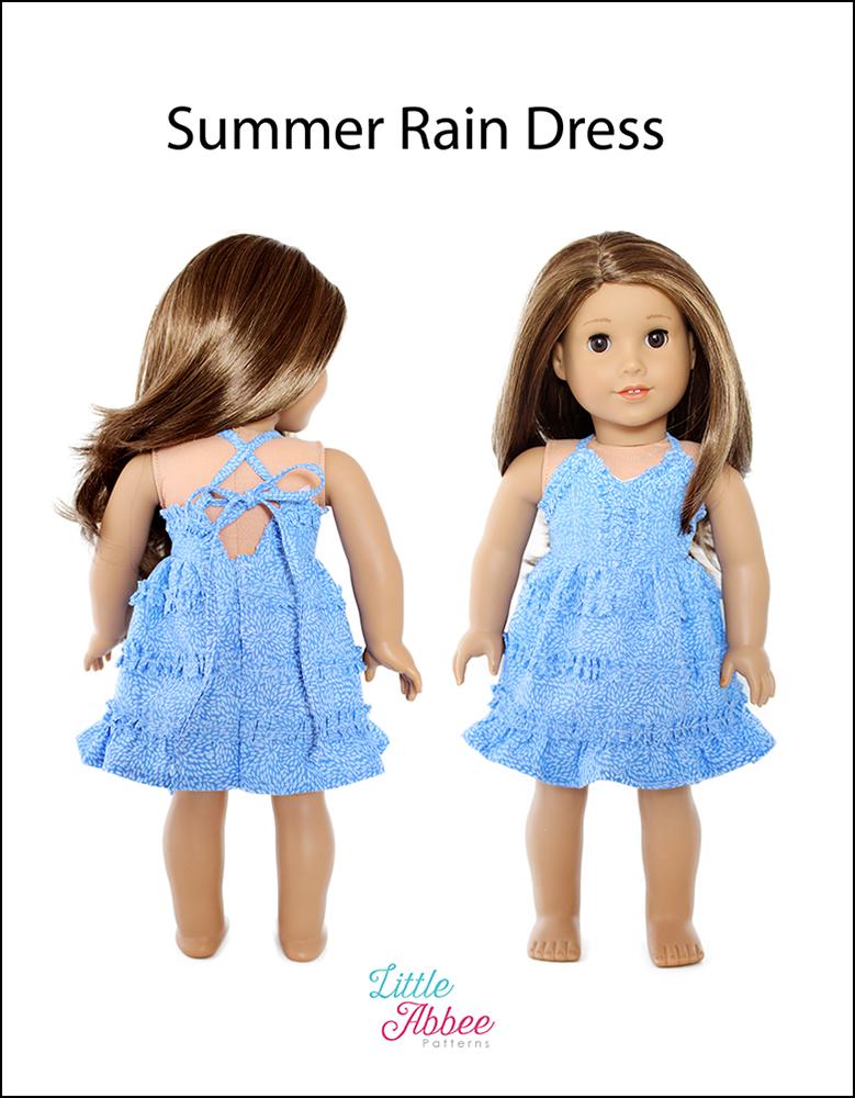 Simply Summer Sundress 6 Inch Doll Clothes Pattern Fits Mini Dolls Such as  American Girl® Love U Bunches PDF Pixie Faire 