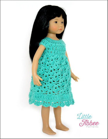 Little Abbee Little Darling Spring Petal Dress Crochet Pattern for Little Darling Dolls Pixie Faire