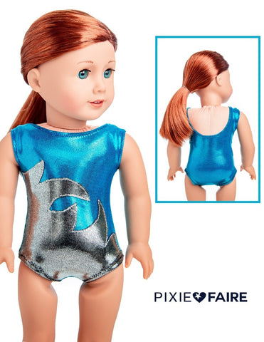 Love From Lola 18 Inch Modern Basic Leotard 18" Doll Clothes Pattern Pixie Faire