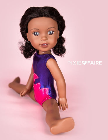 Love From Lola WellieWishers Basic Leotard 14.5" Doll Clothes Pattern Pixie Faire