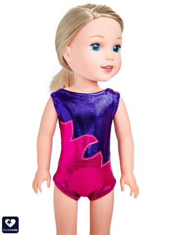 Love From Lola WellieWishers Basic Leotard 14.5" Doll Clothes Pattern Pixie Faire