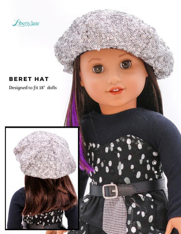 Liberty Jane 18 Inch Modern Newsboy and Beret Hat 18" Doll Accessories Pixie Faire