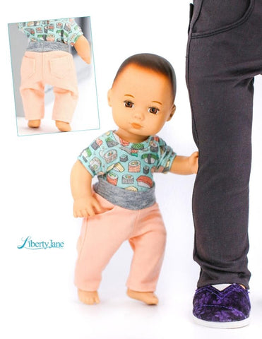 Liberty Jane 8" Baby Dolls Jeans Bundle 8" Baby Doll Clothes Pattern Pixie Faire