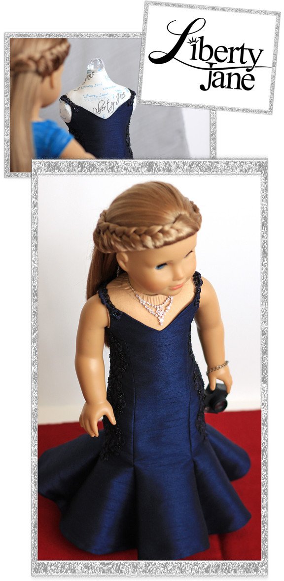 Liberty Jane 18 Inch Modern Hello Oscar Dress 18" Doll Clothes Pattern Pixie Faire