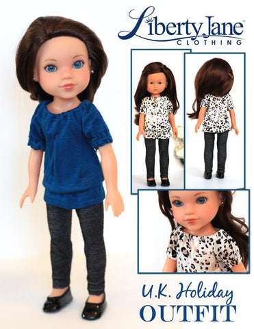 Liberty Jane H4H/Les Cheries U.K. Holiday Outfit for Les Cheries and Hearts for Hearts Girls Dolls Pixie Faire