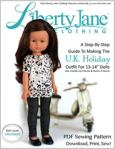 Liberty Jane H4H/Les Cheries U.K. Holiday Outfit for Les Cheries and Hearts for Hearts Girls Dolls Pixie Faire