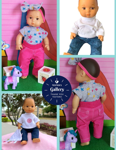 Liberty Jane 8" Baby Dolls Jeans Bundle 8" Baby Doll Clothes Pattern Pixie Faire