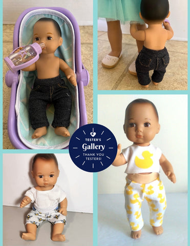 Liberty Jane 8" Baby Dolls Jeans Bundle 8" Baby Doll Clothes Pattern Pixie Faire