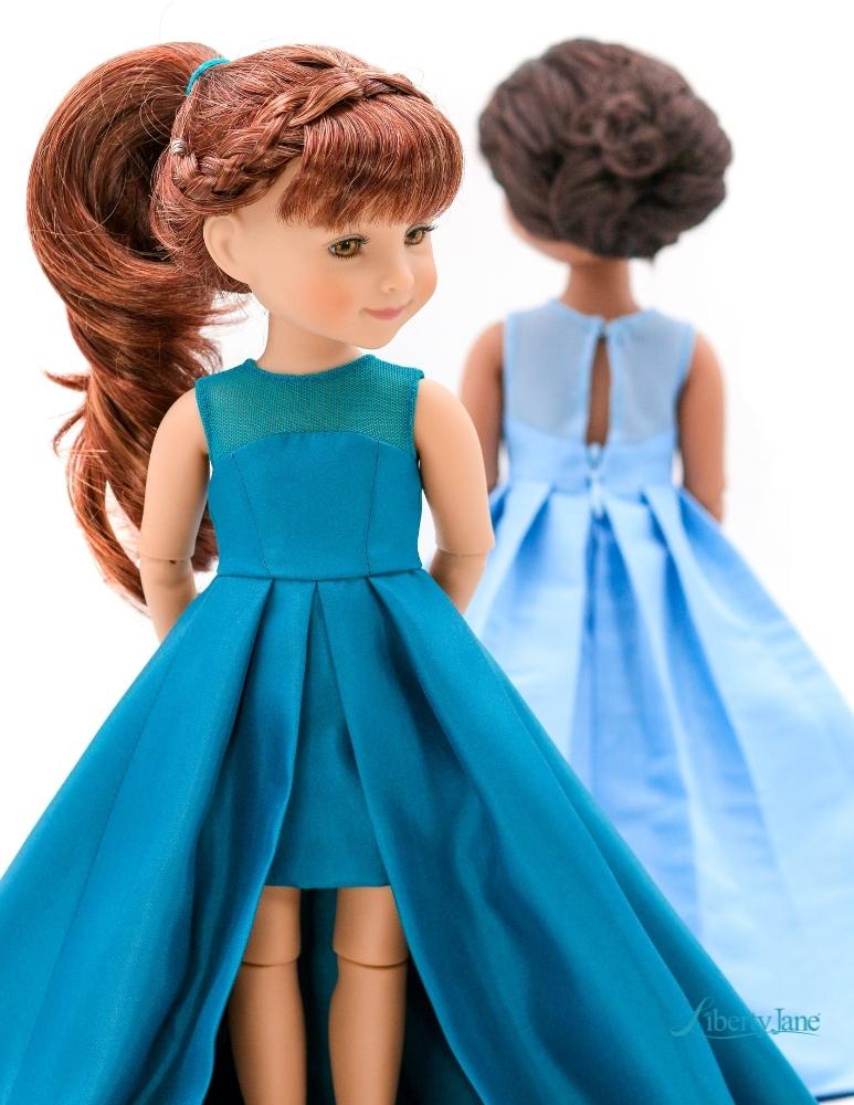 Liberty Jane Ruby Red Fashion Friends Opening Night Dress Doll Clothes Pattern For 15" Ruby Red Fashion Friends Dolls Pixie Faire