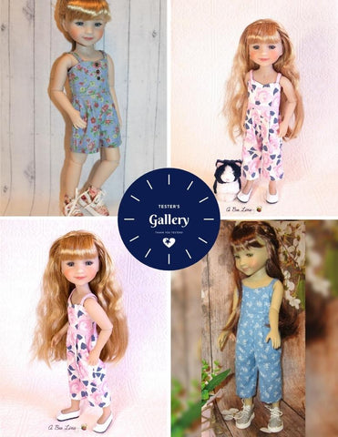 Liberty Jane Ruby Red Fashion Friends Culotte Jumpsuit Pattern for 15" Ruby Red Fashion Friends Dolls Pixie Faire