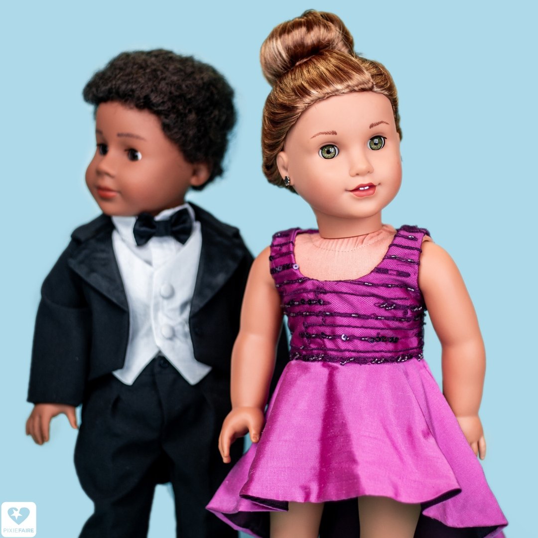 Liberty Jane 18 Inch Modern Starlight Gala Dress 18" Doll Clothes Pattern Pixie Faire