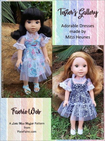 Little Miss Muffett WellieWishers Faerie Web 14.5" Doll Clothes Pattern Pixie Faire
