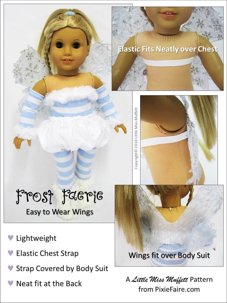 Little Miss Muffett 18 Inch Modern Frost Faerie 18" Doll Clothes Pattern Pixie Faire