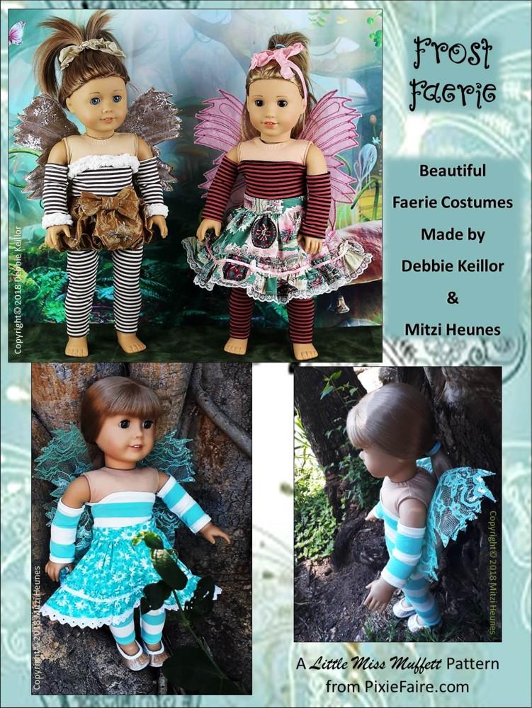 Little Miss Muffett 18 Inch Modern Frost Faerie 18" Doll Clothes Pattern Pixie Faire