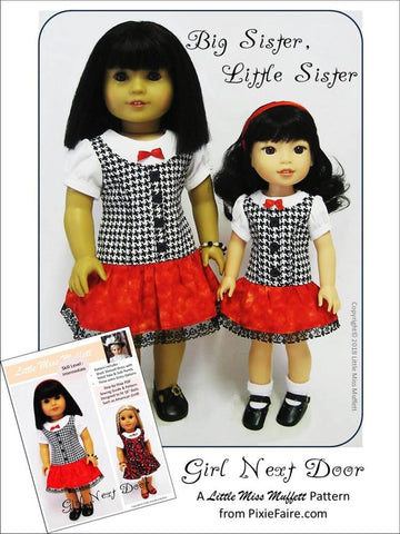 Little Miss Muffett WellieWishers Girl Next Door 14.5" Doll Clothes Pattern Pixie Faire