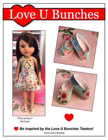 Love U Bunches H4H/Les Cheries Plain Jane Shoes for Les Cheries and Hearts For Hearts Girls Dolls Pixie Faire