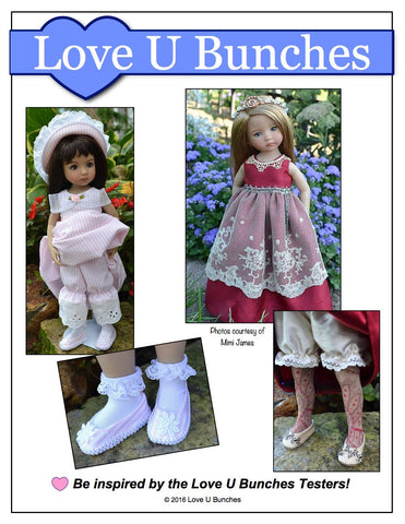 Love U Bunches Little Darling Plain Jane Shoes for Little Darling Dolls Pixie Faire