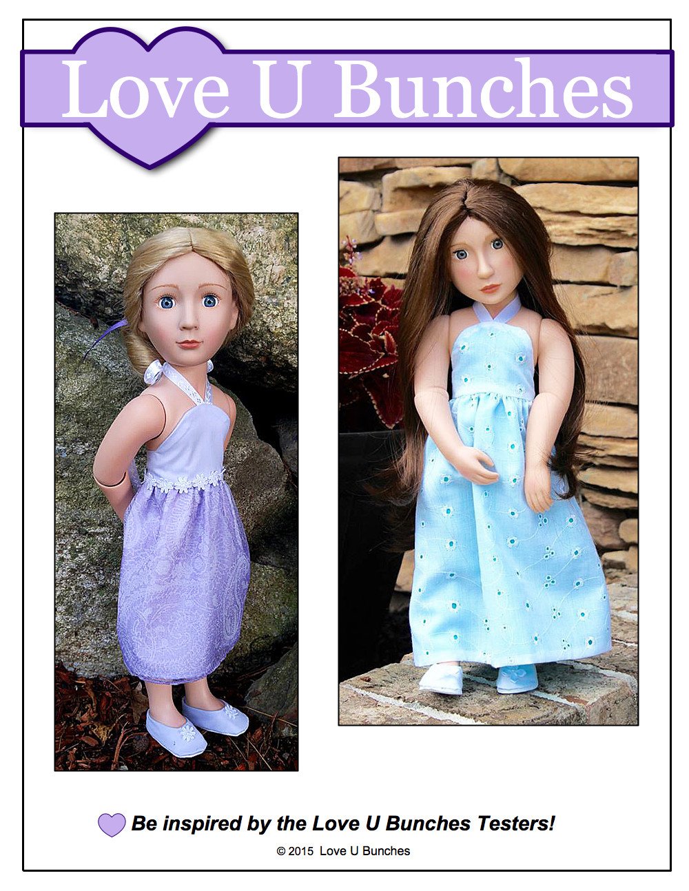 Love U Bunches A Girl For All Time Plain Jane Shoes for AGAT Dolls Pixie Faire