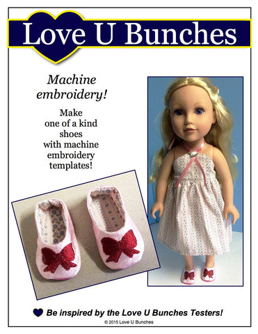 Love U Bunches Journey Girl Plain Jane Shoes for Journey Girls Dolls Pixie Faire