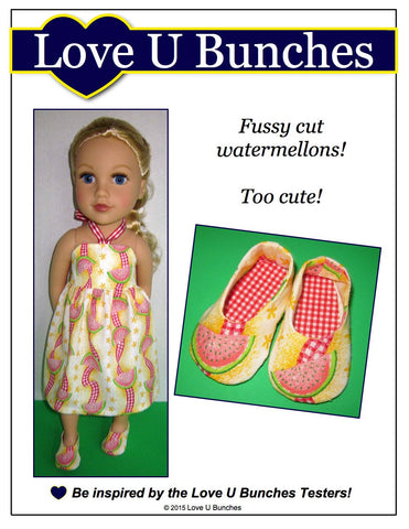 Love U Bunches Journey Girl Plain Jane Shoes for Journey Girls Dolls Pixie Faire