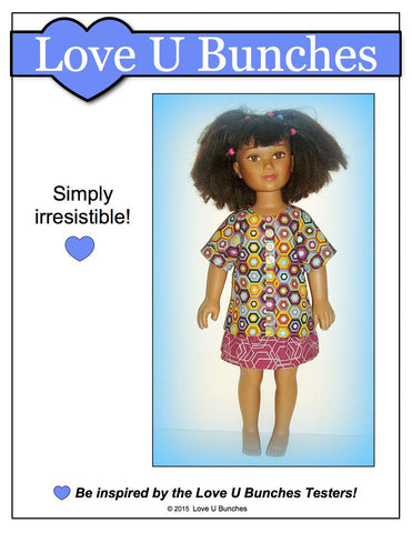 Love U Bunches Karito Kids Bandana Blouse Pattern for Karito Kid Dolls Pixie Faire