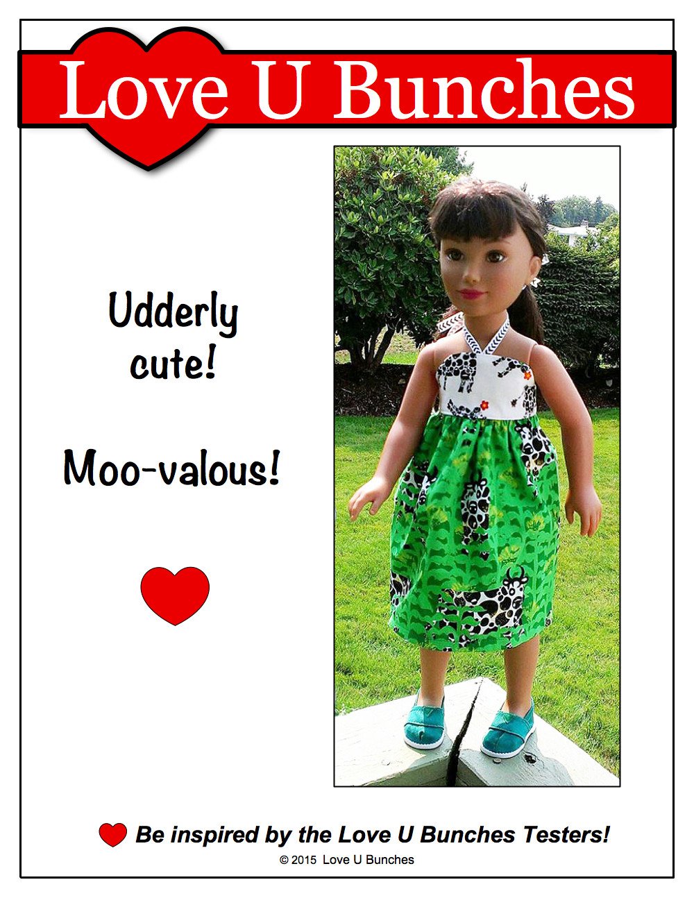 Love U Bunches Karito Kids Simply Summer Sundress Pattern for Karito Kids Dolls Pixie Faire