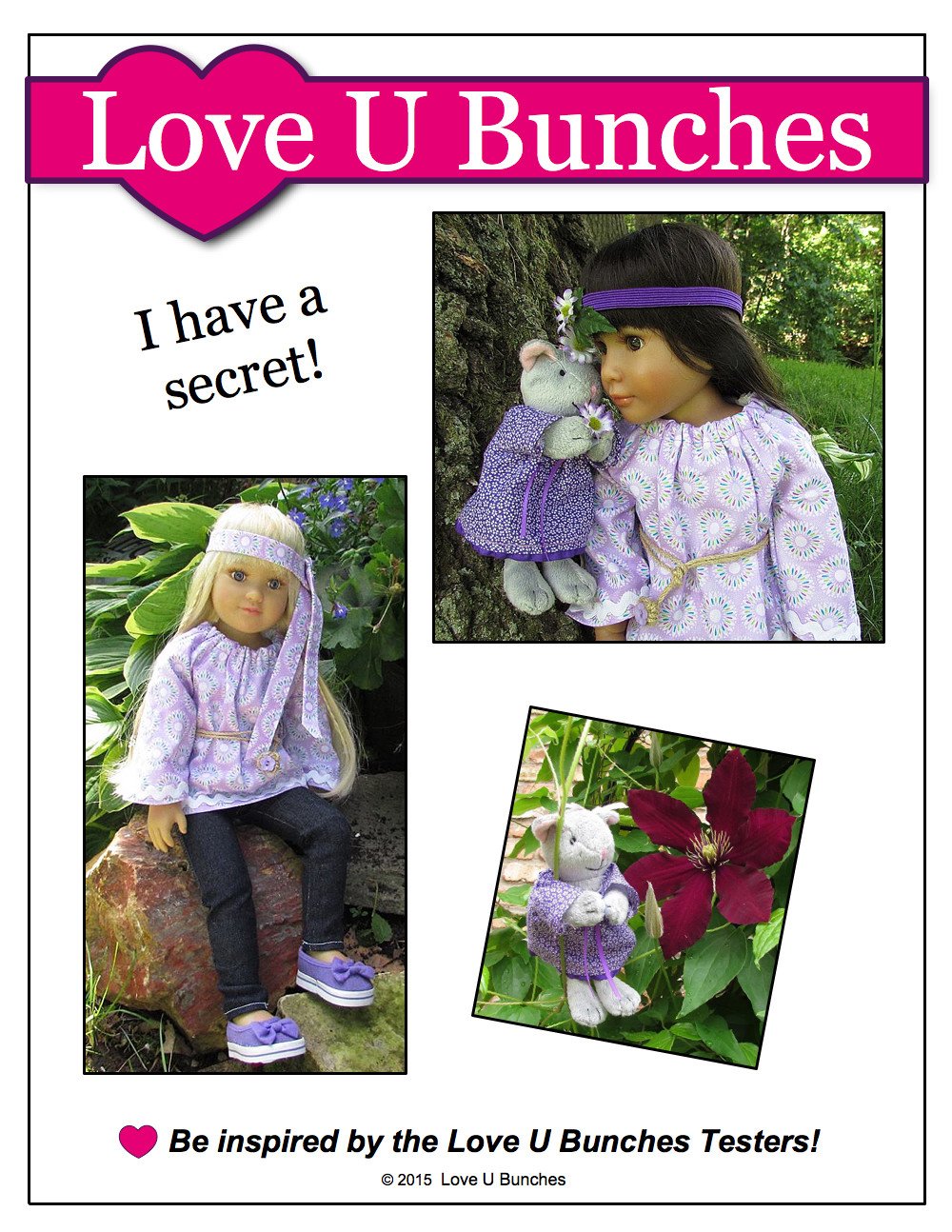 Love U Bunches Kidz n Cats Peasant Blouse for Kidz N Cats Dolls & The Cat Pixie Faire