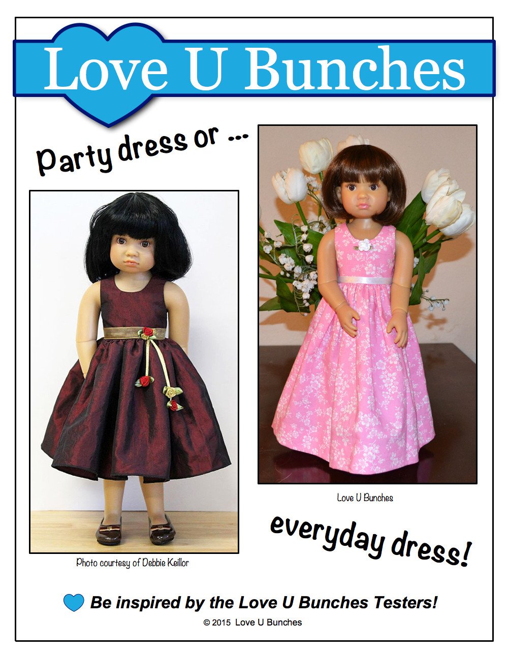 Love U Bunches Kidz n Cats Princess Anya Pattern for Kidz N Cats Dolls Pixie Faire