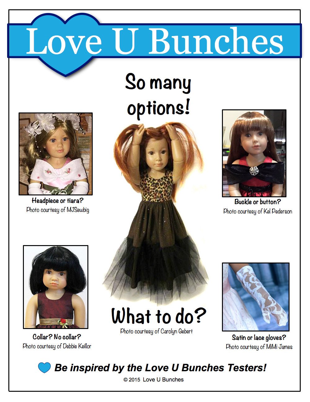 Love U Bunches Kidz n Cats Princess Anya Pattern for Kidz N Cats Dolls Pixie Faire