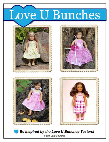 Love U Bunches Mini Simply Summer Sundress Pattern For Mini Dolls Pixie Faire