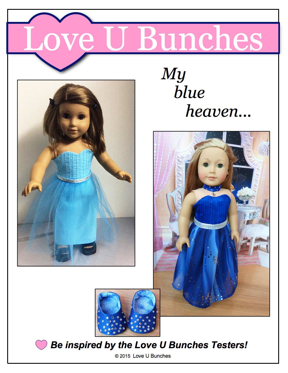 Love U Bunches 18 Inch Modern Princess Jaedyn 18" Doll Clothes Pixie Faire