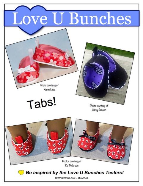 Love U Bunches WellieWishers Plain Jane Shoes 14.5" Doll Clothes Pattern Pixie Faire