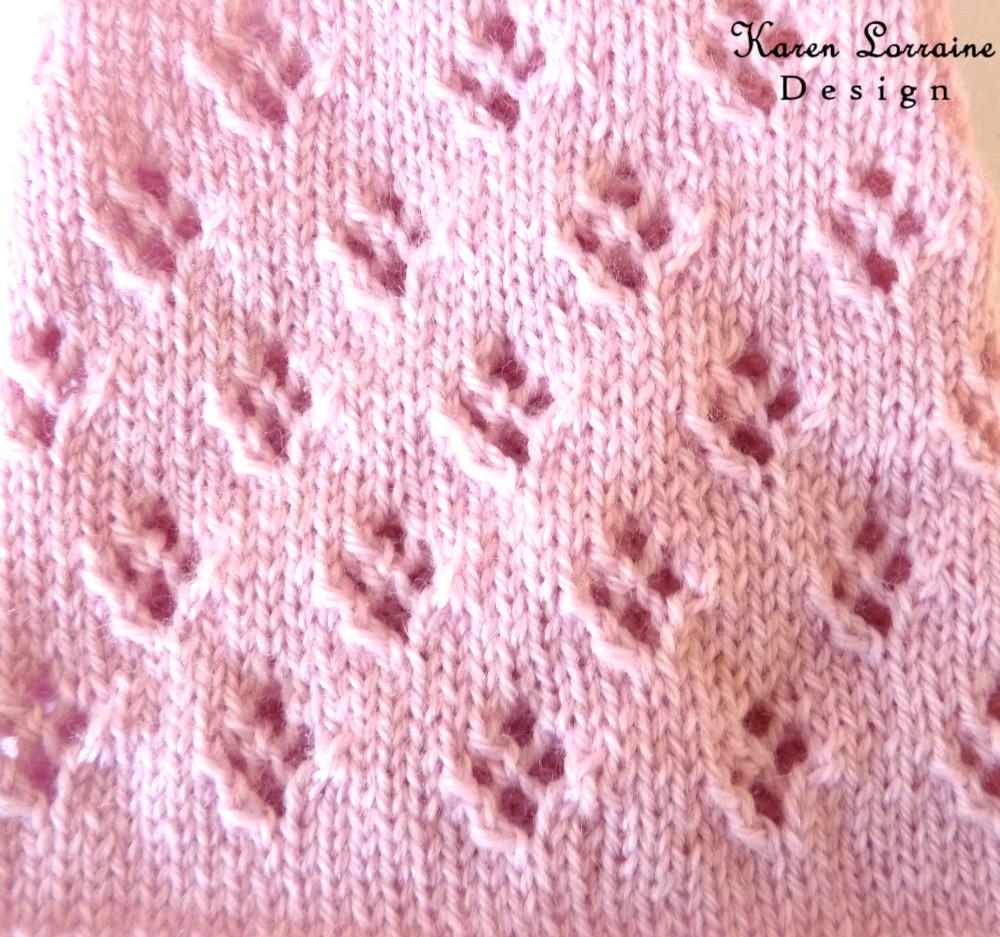 Karen Lorraine Design Knitting Lace Vest Knitting Pattern For 18" Dolls Pixie Faire