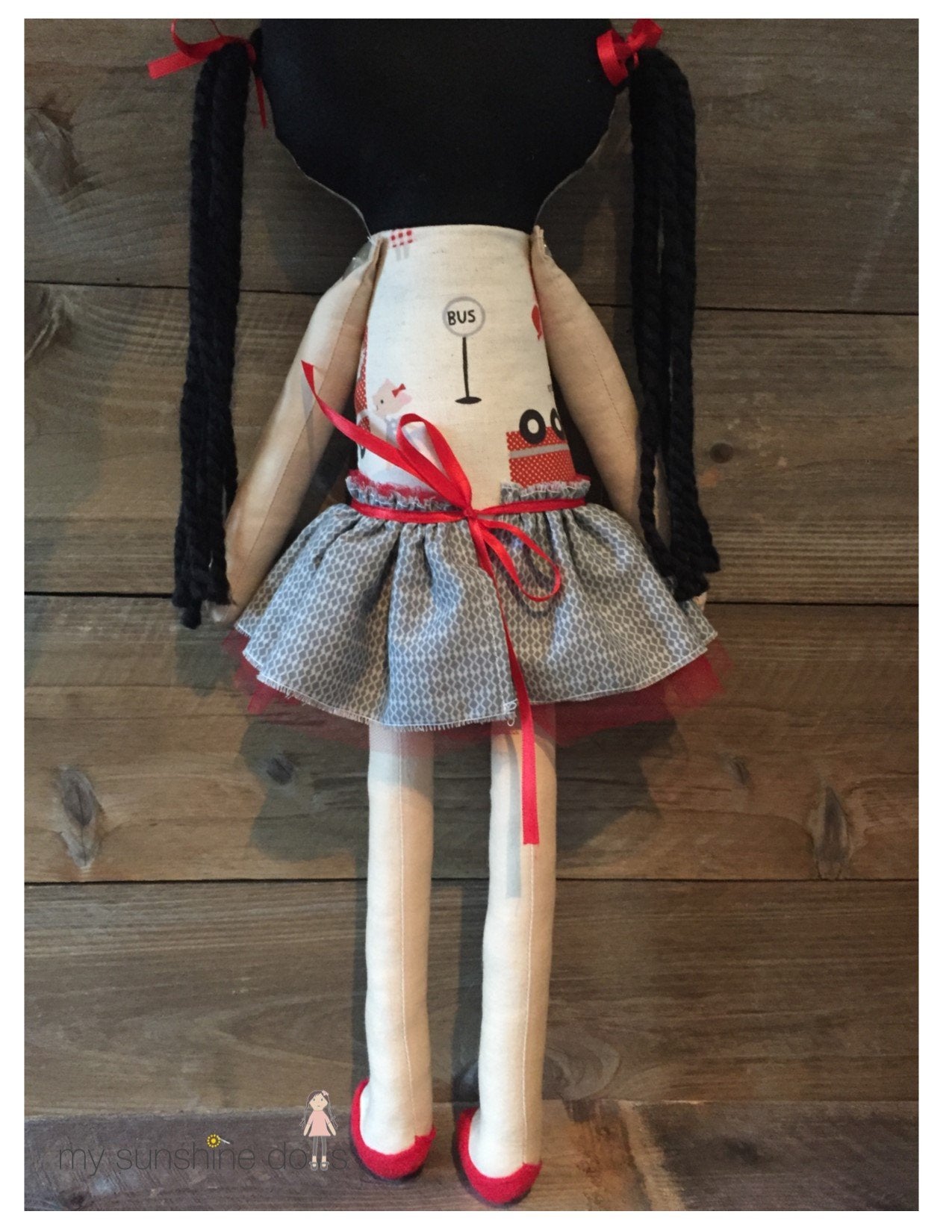 My Sunshine Dolls Cloth doll My Sunshine Dolls Lena 23" Cloth Doll Pattern Pixie Faire