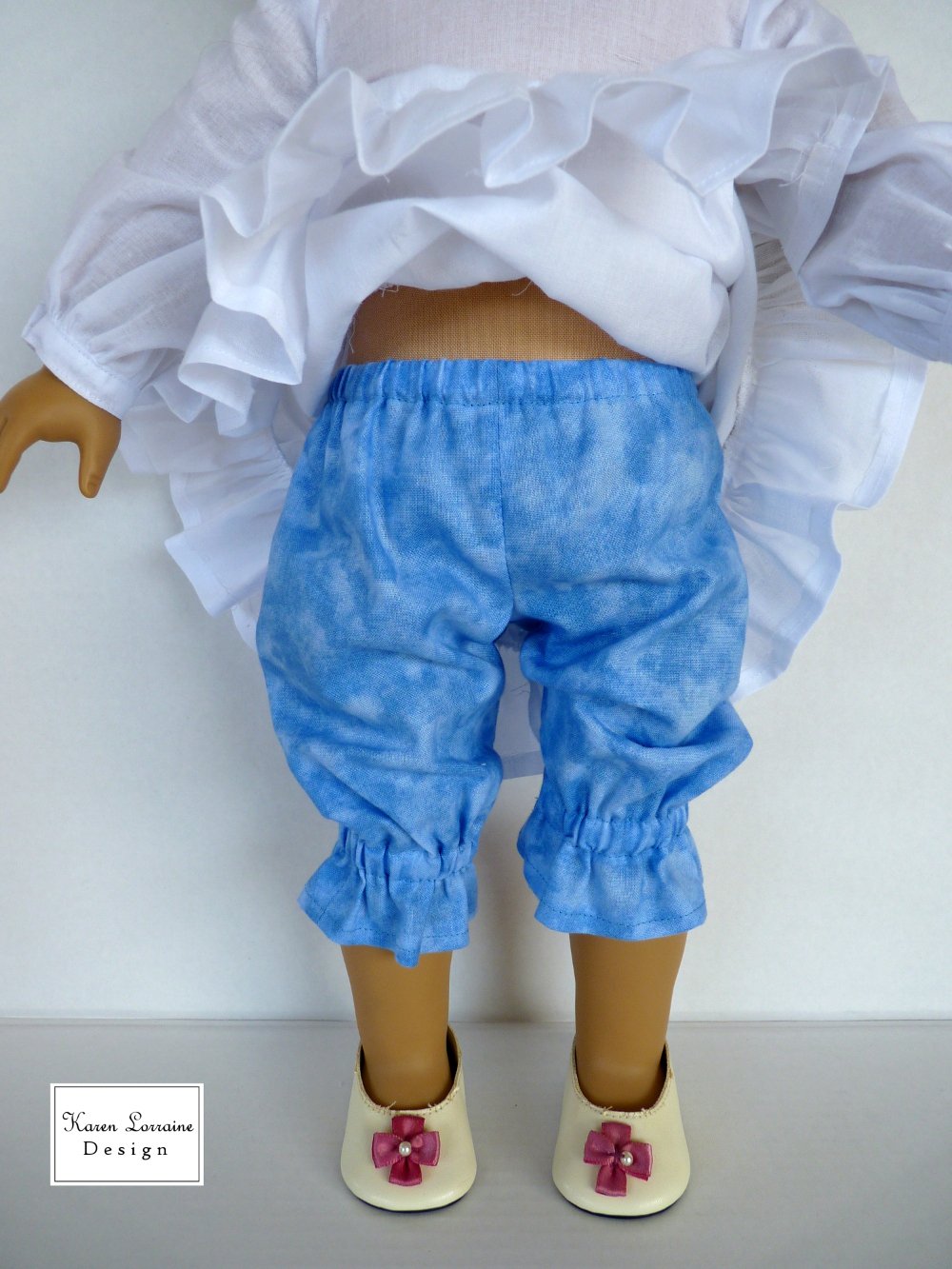 Karen Lorraine Design 18 Inch Historical Les Souvenirs 18" Doll Clothes Pattern Pixie Faire