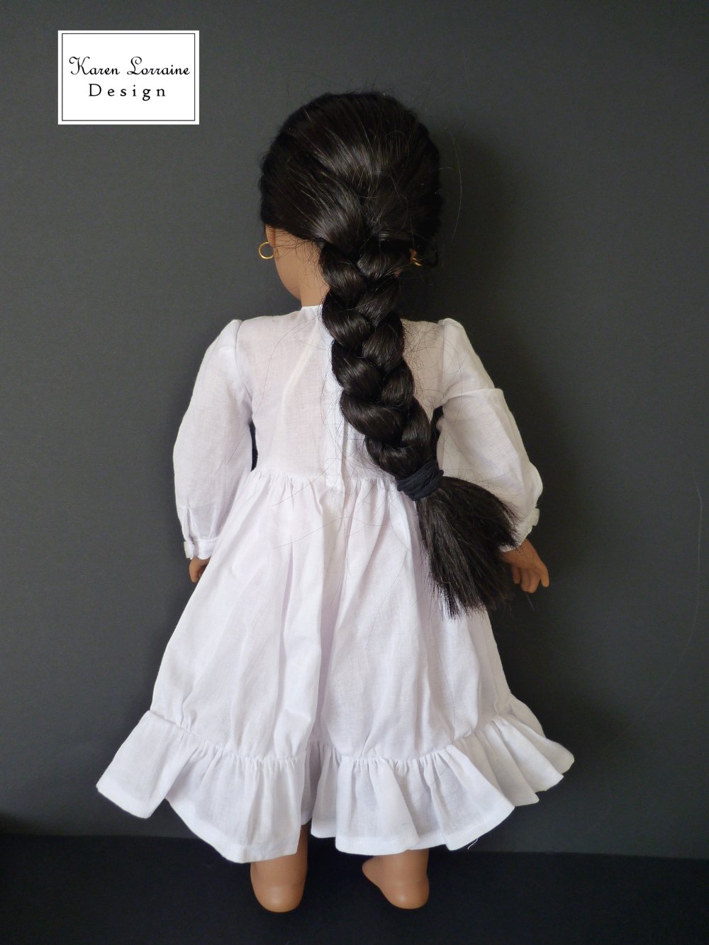 Karen Lorraine Design 18 Inch Historical Les Souvenirs 18" Doll Clothes Pattern Pixie Faire