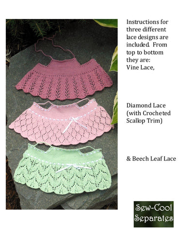 Sew Cool Separates BJD Light & Lacy Knitting Pattern for MSD Ball Jointed Dolls Pixie Faire