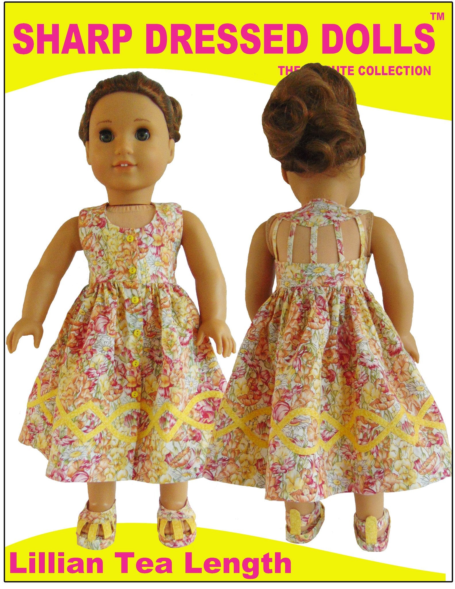 Sharp Dressed Dolls 18 Inch Modern The Lillian Dress 18" Dolls Pixie Faire