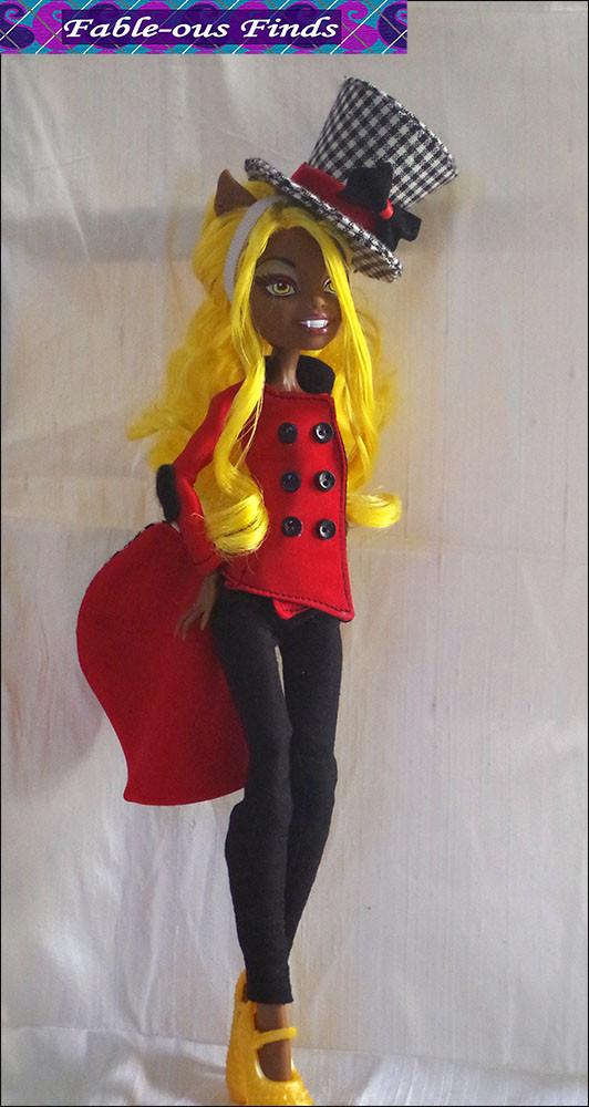 Fable-ous Finds Monster High Mad Bazaar Jacket, Pants, and Top Hat Pattern for Monster High Dolls Pixie Faire