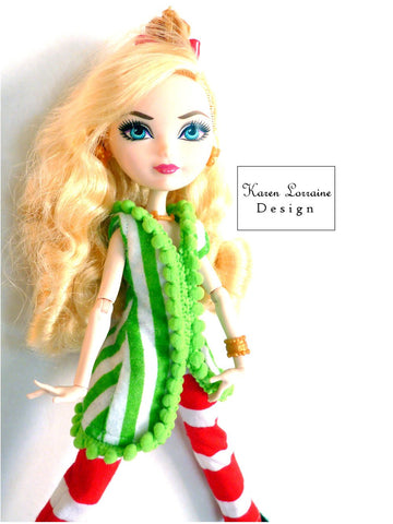 Karen Lorraine Design Monster High The Occasional Elf Pattern for Monster High Dolls Pixie Faire