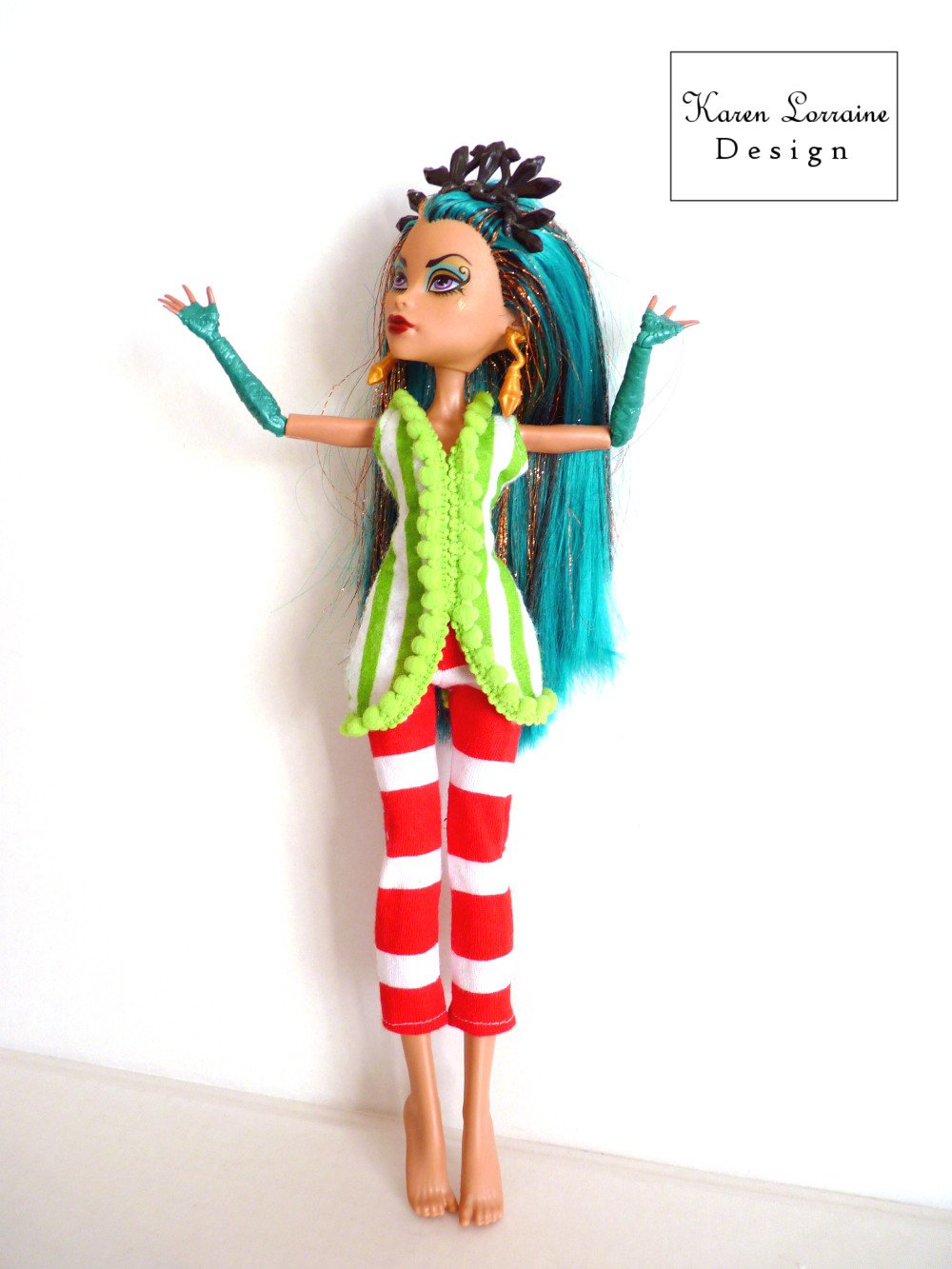 Karen Lorraine Design Monster High The Occasional Elf Pattern for Monster High Dolls Pixie Faire