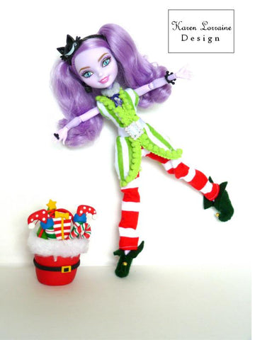 Karen Lorraine Design Monster High The Occasional Elf Pattern for Monster High Dolls Pixie Faire