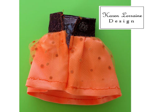 Karen Lorraine Design Monster High Overskirt Package Pattern for Ever After High Dolls Pixie Faire