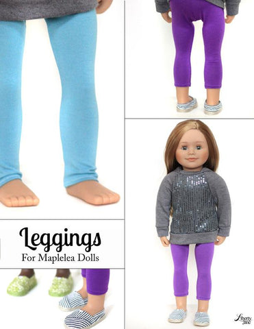 Liberty Jane Maplelea Leggings Pattern for Maplelea Dolls Pixie Faire
