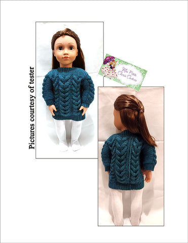 Mon Petite Cherie Couture Crochet RaeLynn Dress 18" Doll Crochet Pattern Pixie Faire