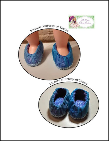 Mon Petite Cherie Couture Shoes Amethyst Shoe 18" Doll Shoes Pixie Faire